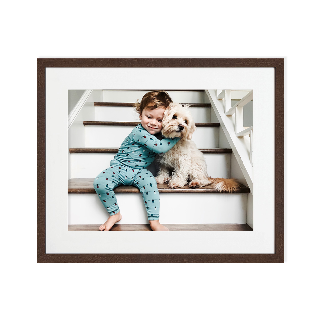 adelaide frame - dark brown