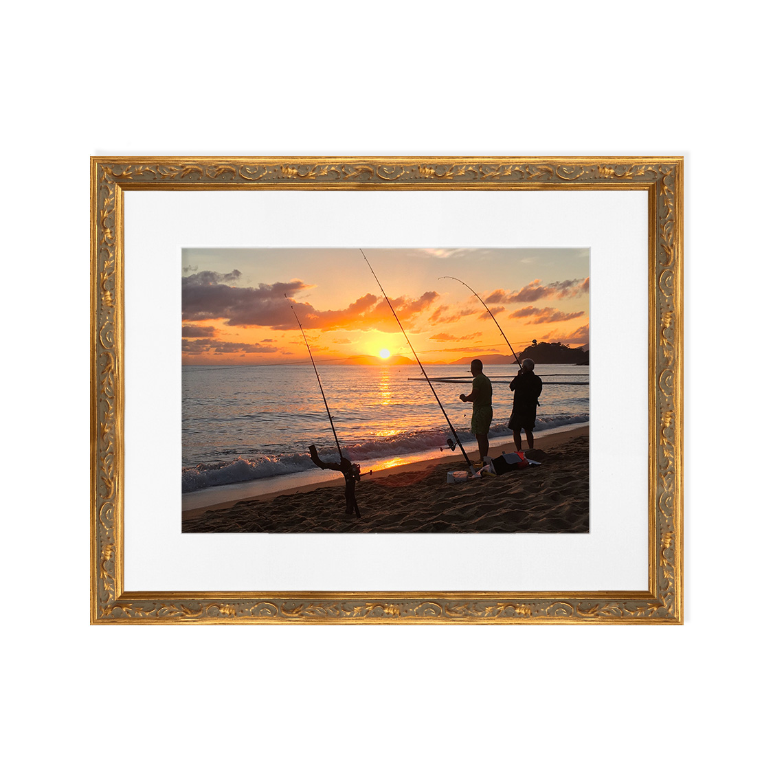 istanbul frame - ornate gold
