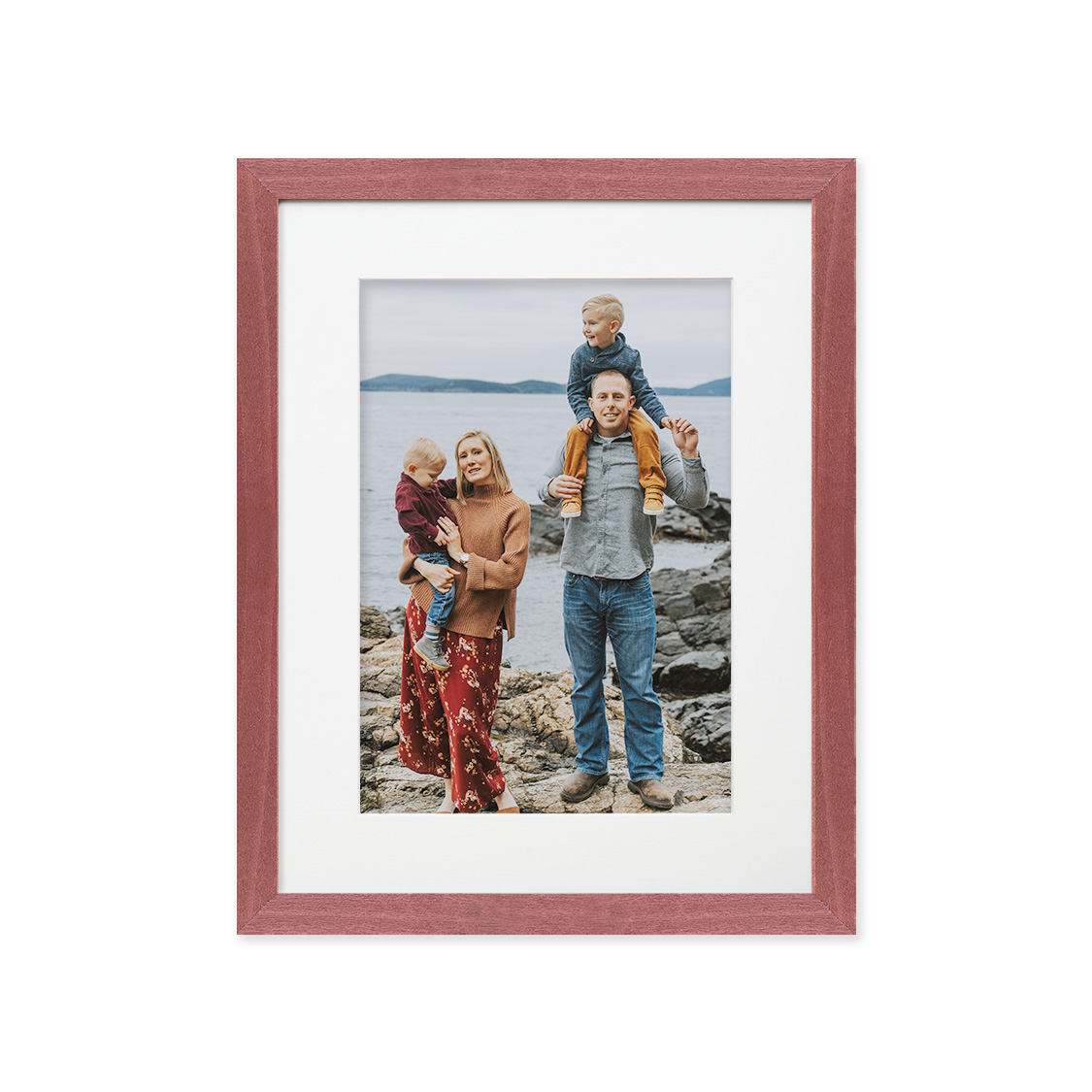 arbor frame - red wood