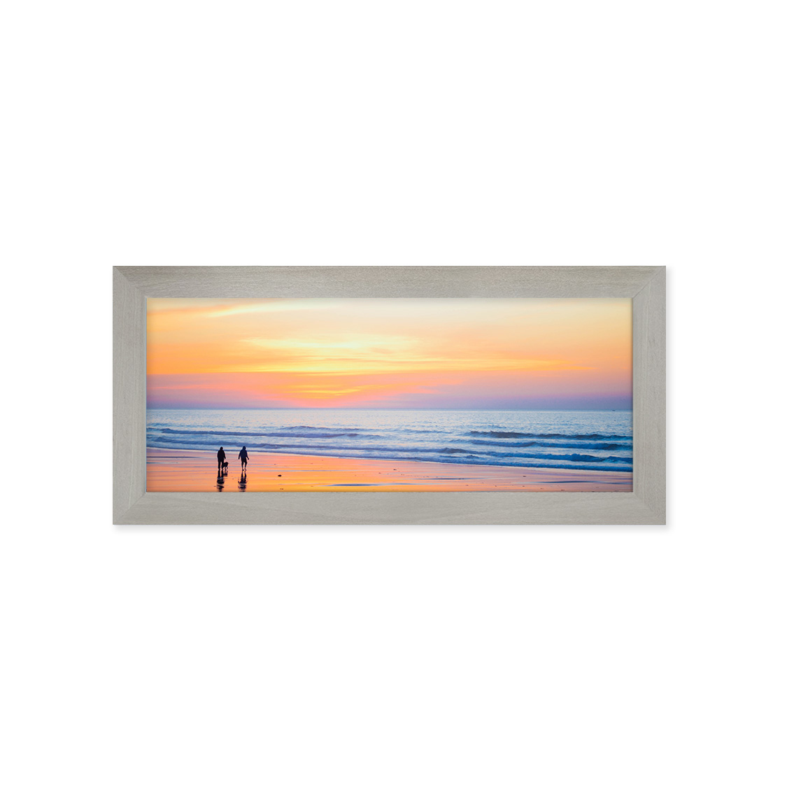 contour frame - gray wood