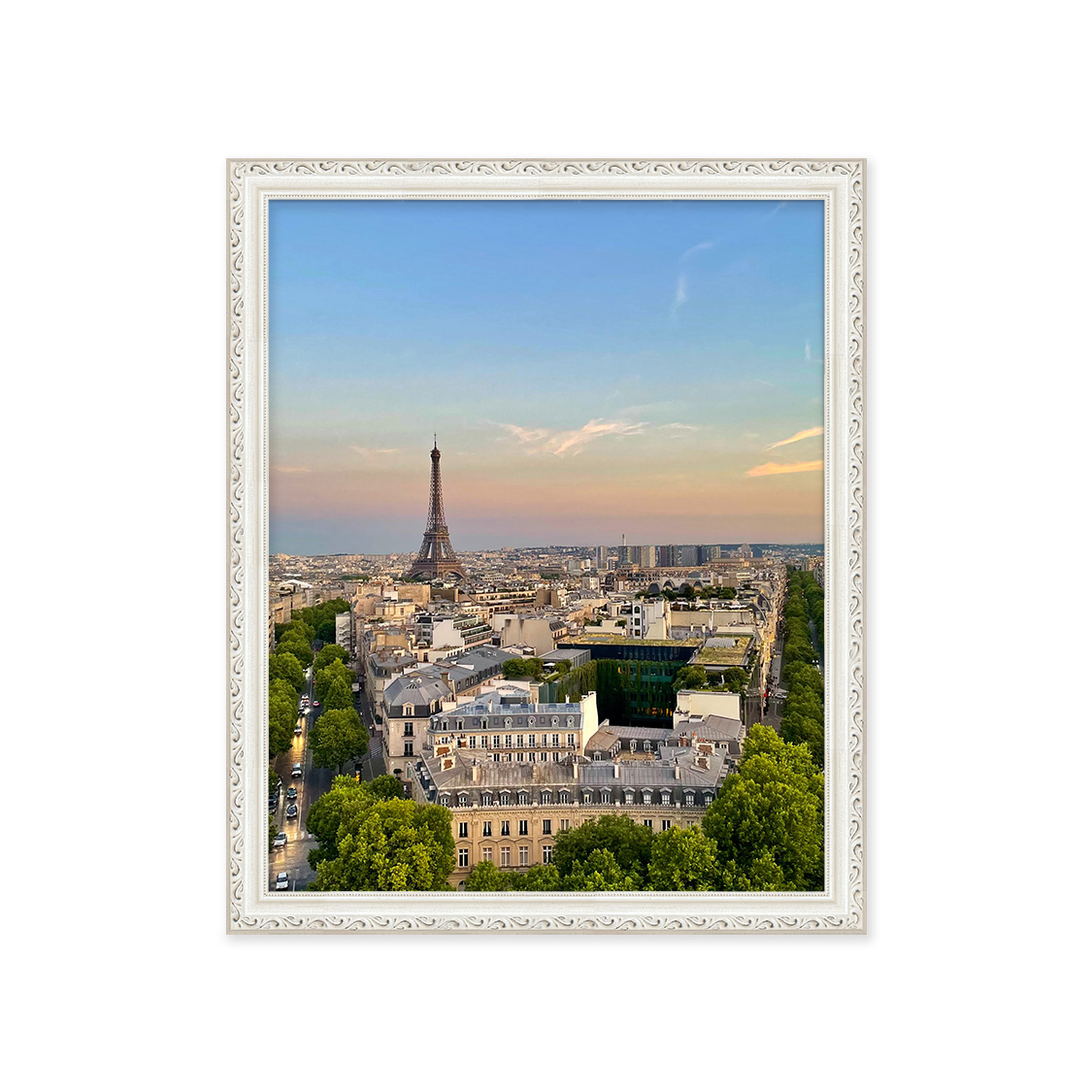embellish frame - white