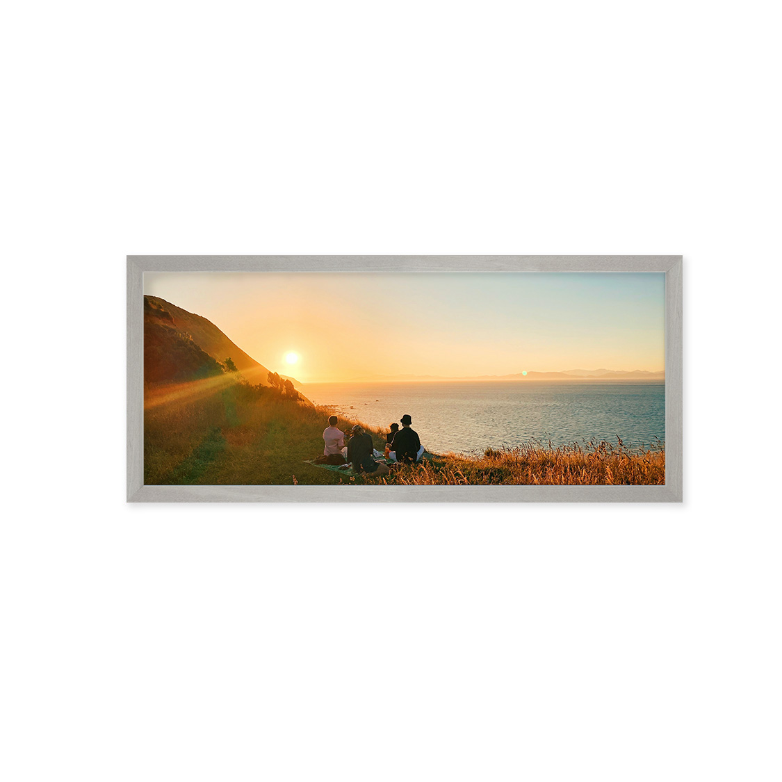 expanse frame - gray wood