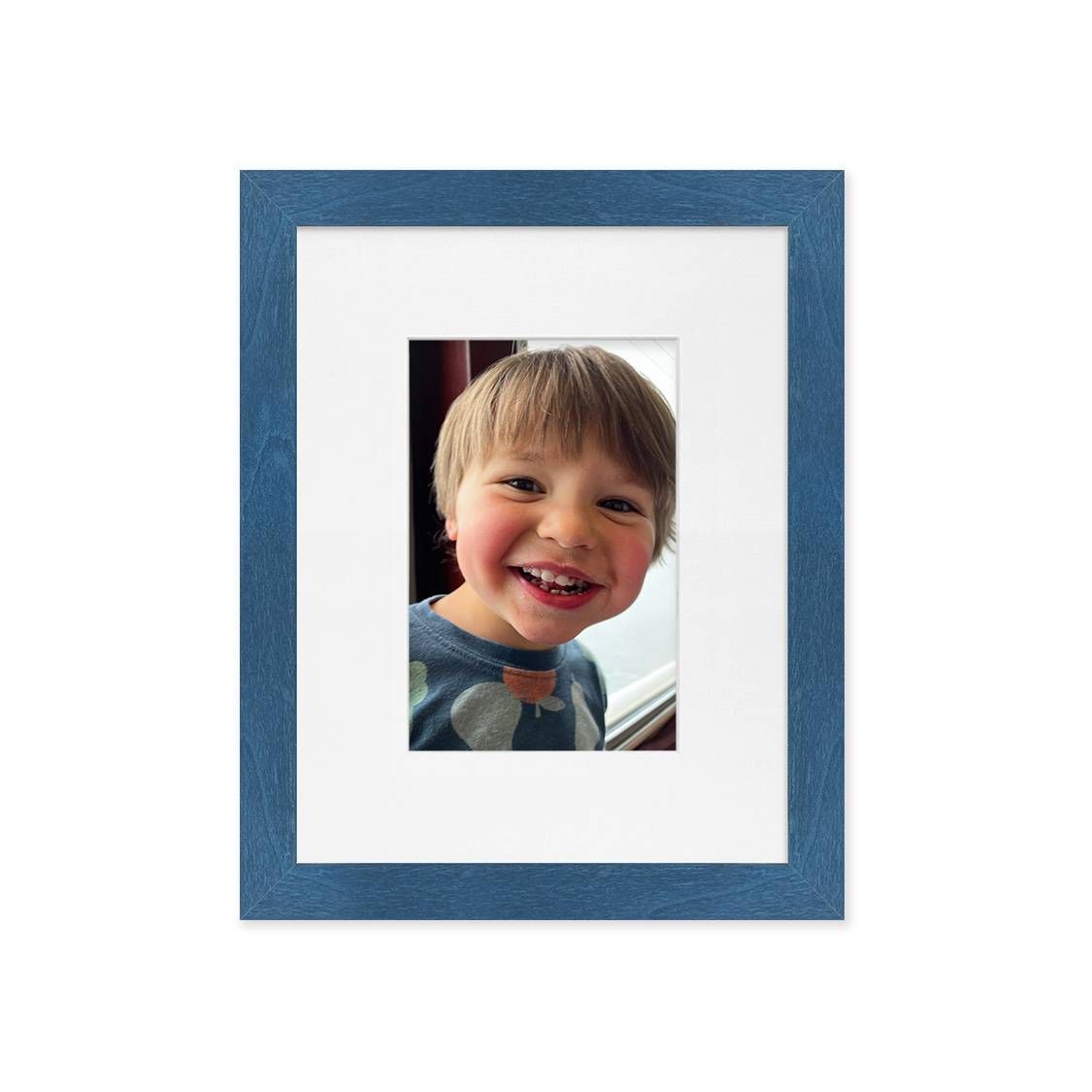 hedge frame - royal blue wood