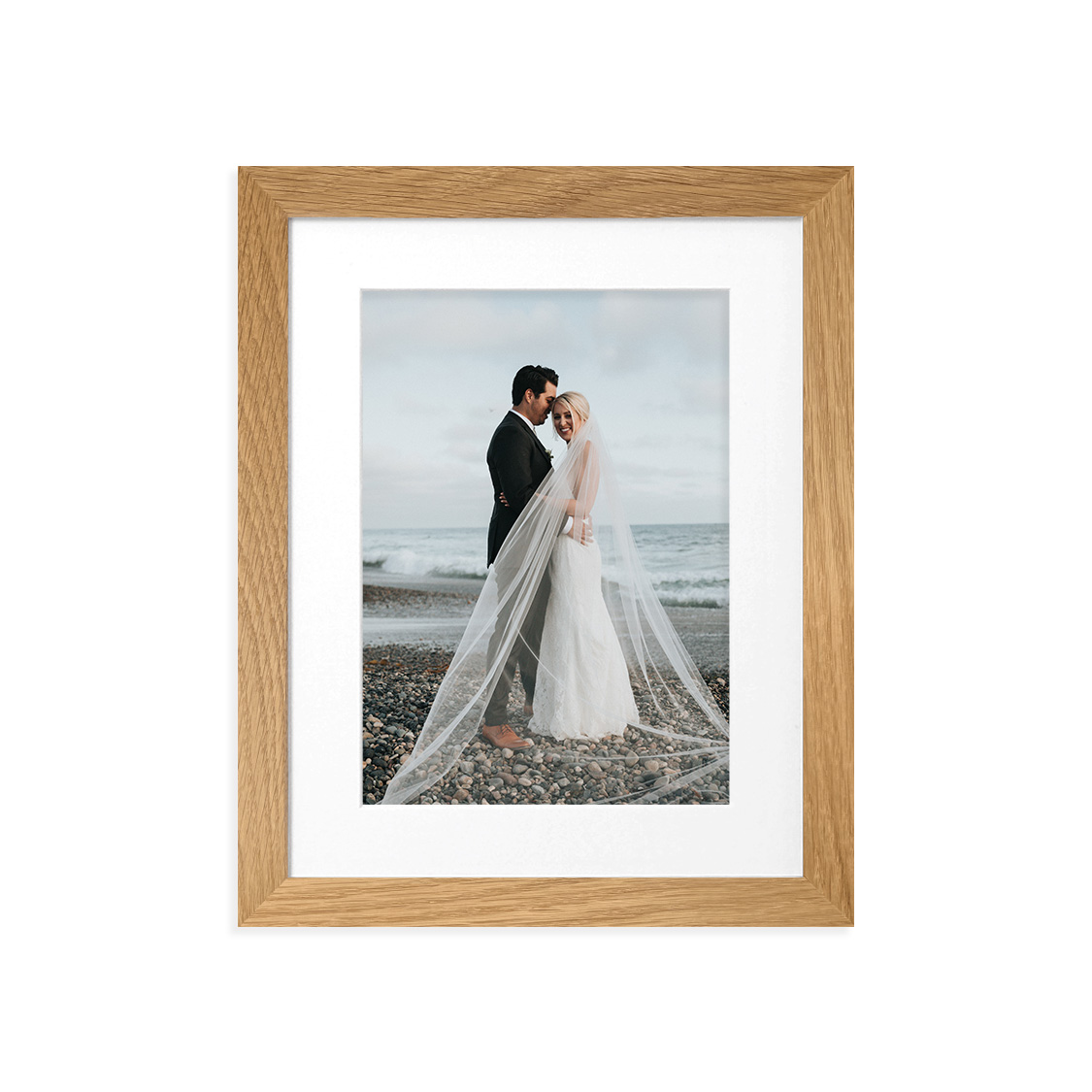 melody frame - oak hardwood