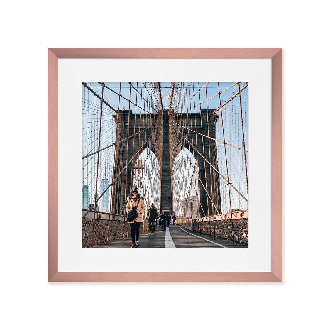 titan frame - rose gold