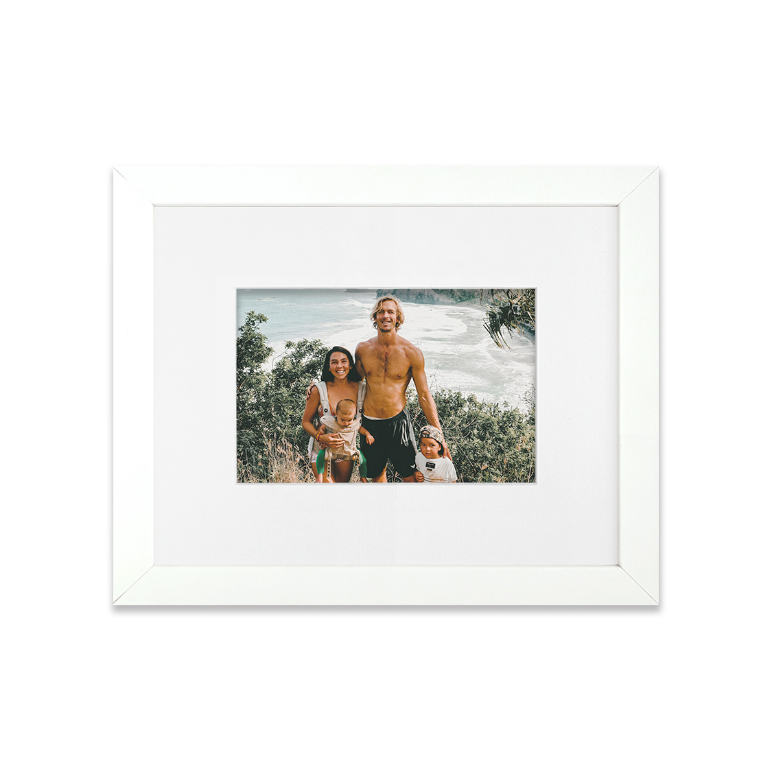 troubadour frame - white