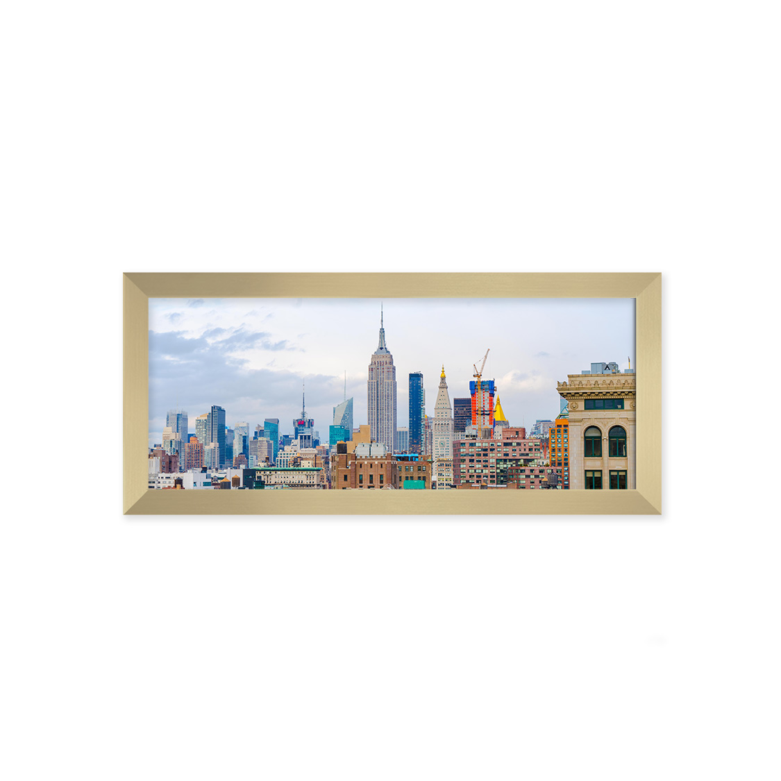 vista frame - gold