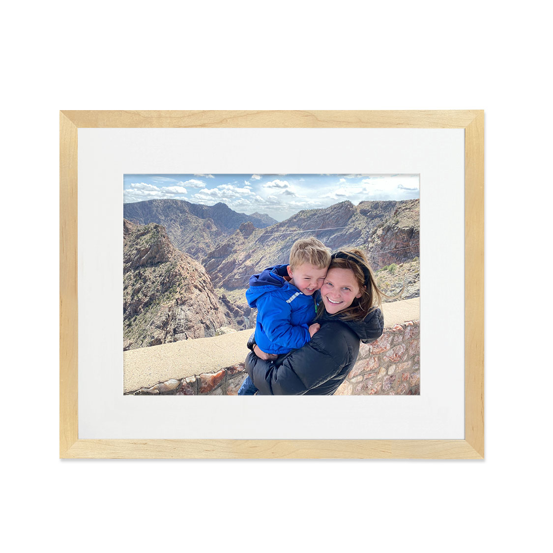 bergen frame - maple hardwood