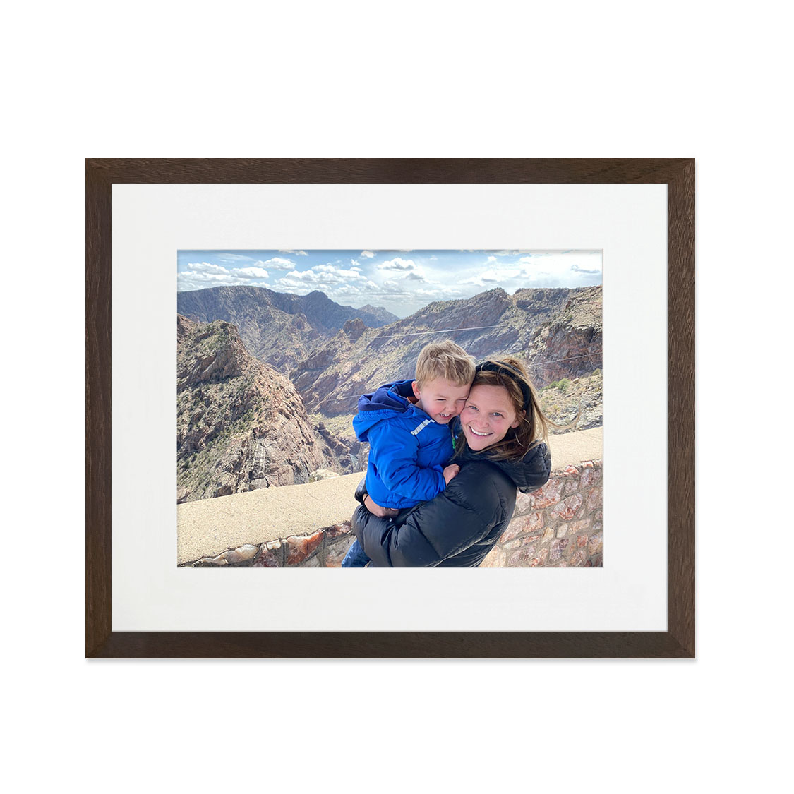 bergen frame - walnut hardwood