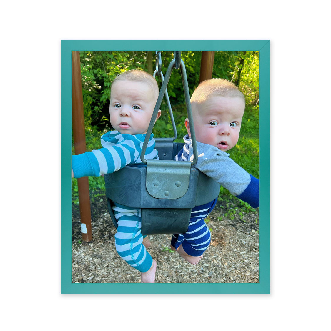 samba frame - teal