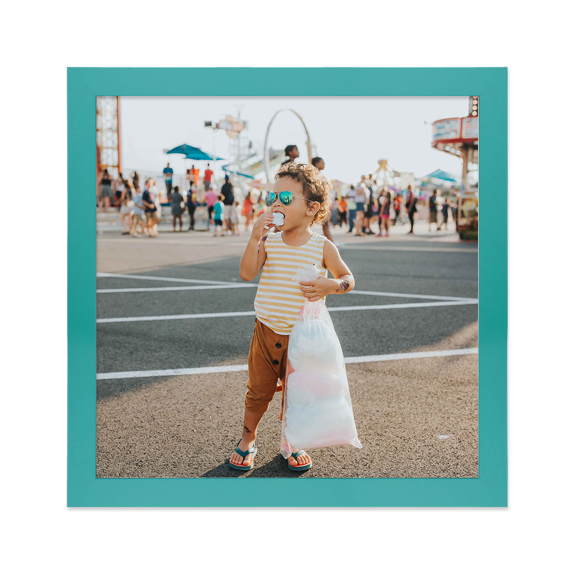 tapestry frame - teal