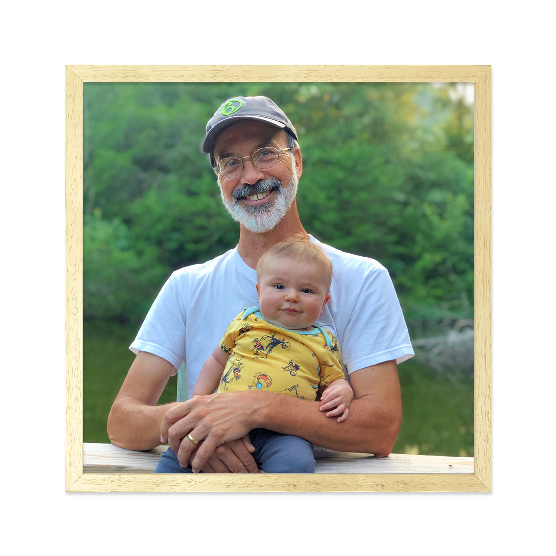 voyage frame - natural wood