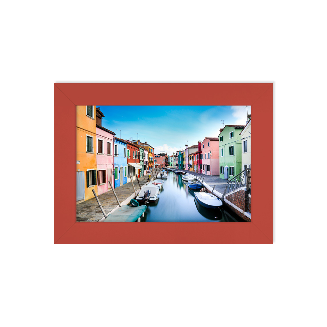 bell frame - red