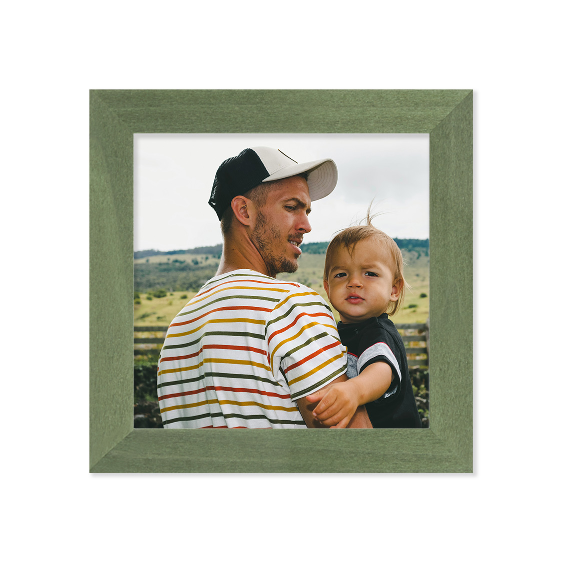 cape frame - green wood