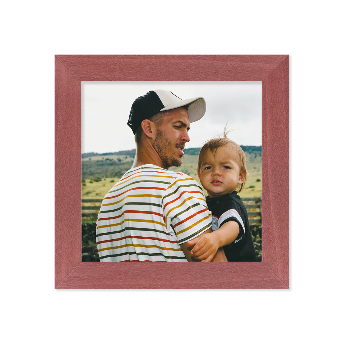 cape frame - red wood