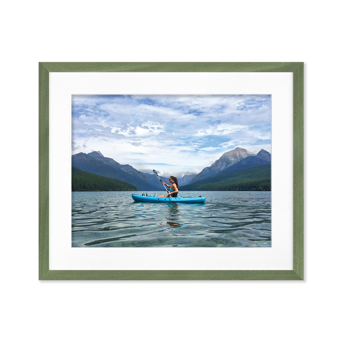 chelsea frame - green wood