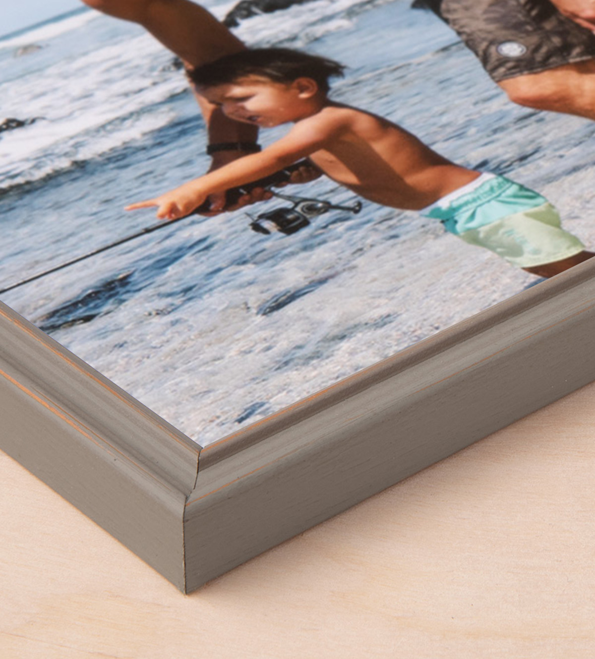 Dwell Distressed Gray frame