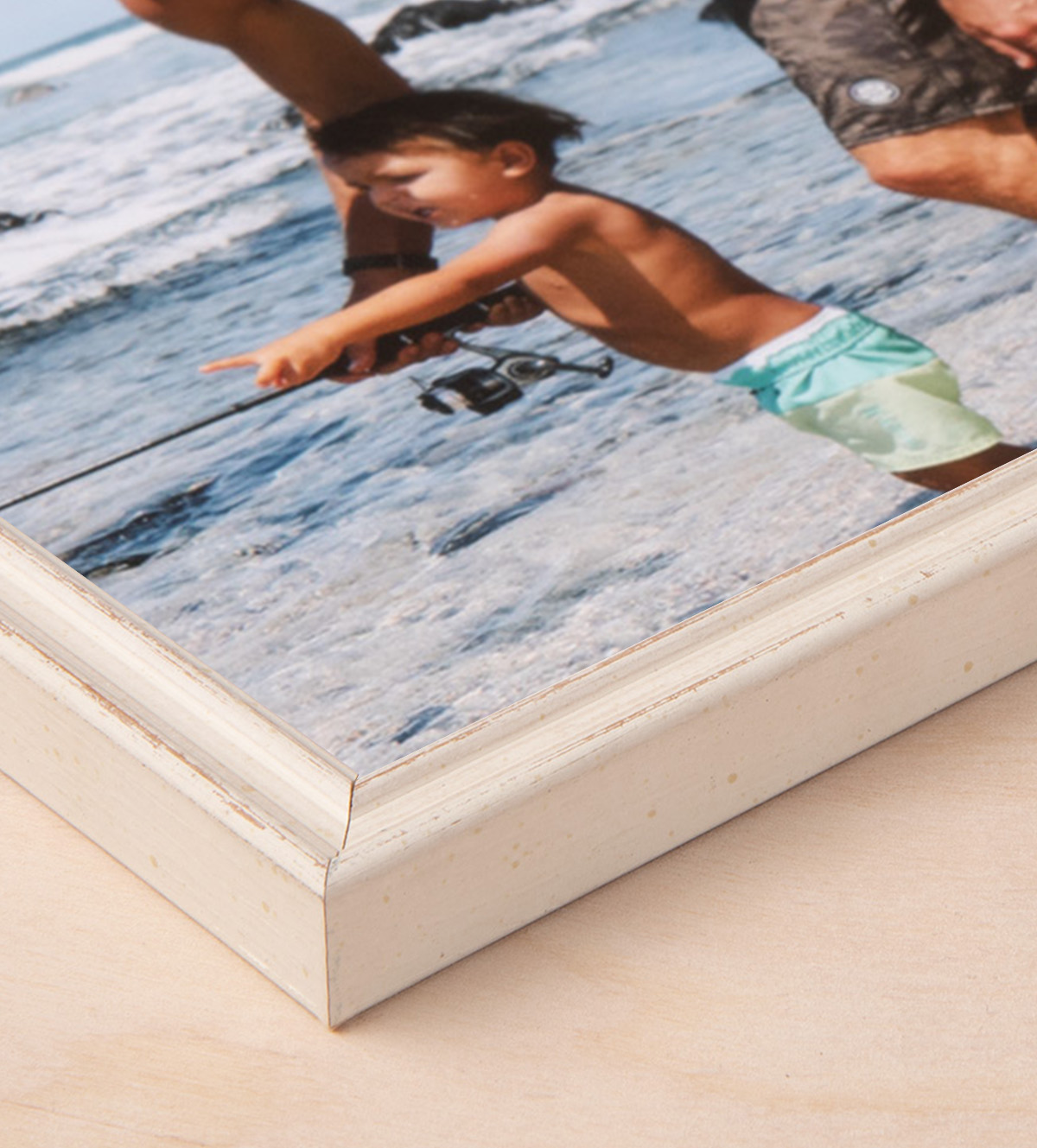 Dwell Distressed White frame