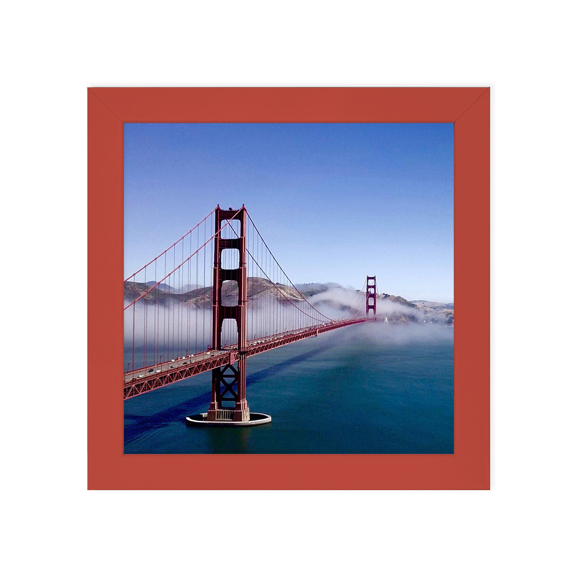 ensemble frame - red