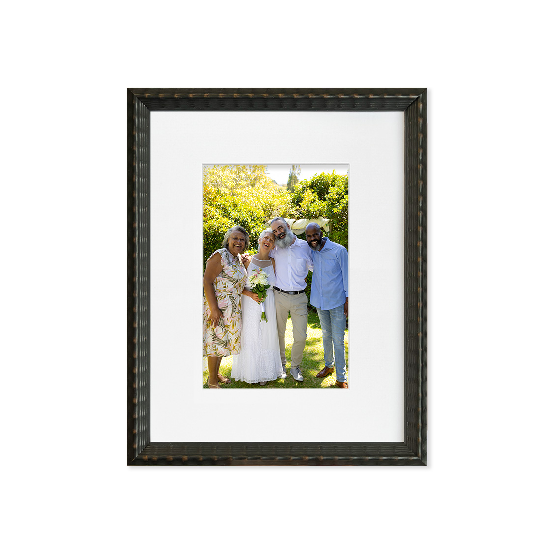 fortuna frame - ornate silver