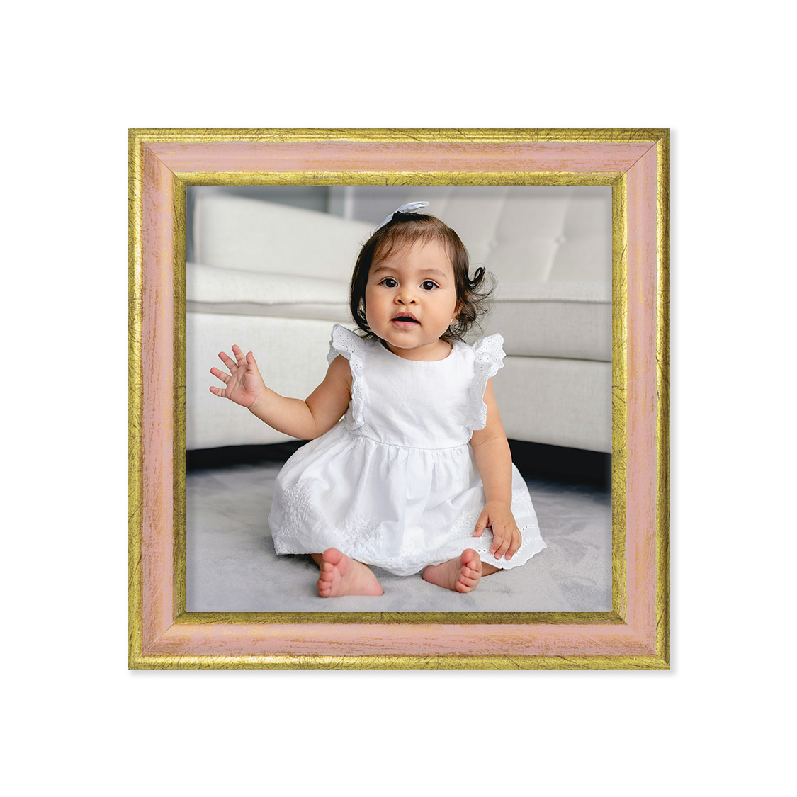 guild frame - pink and gold
