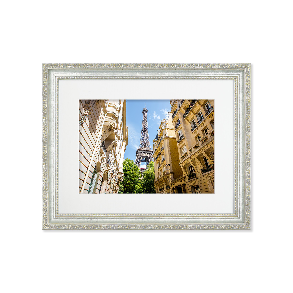 ophelia frame - Ornate Silver