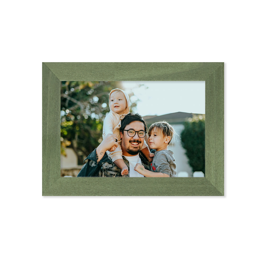 orchid frame - green wood