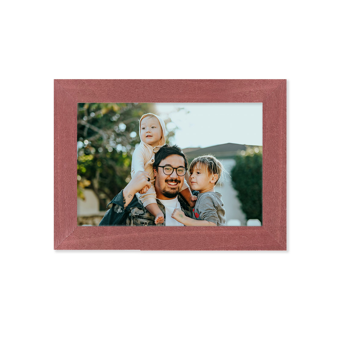 orchid frame - red wood