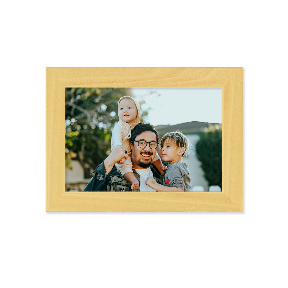 orchid frame - yellow wood