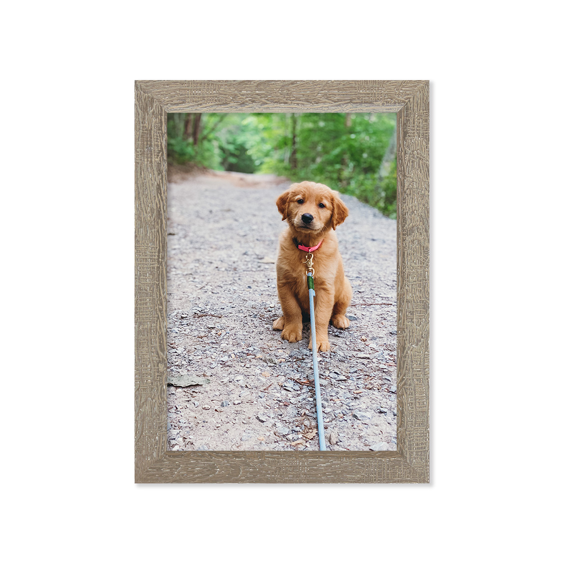 staff frame - Distressed brown