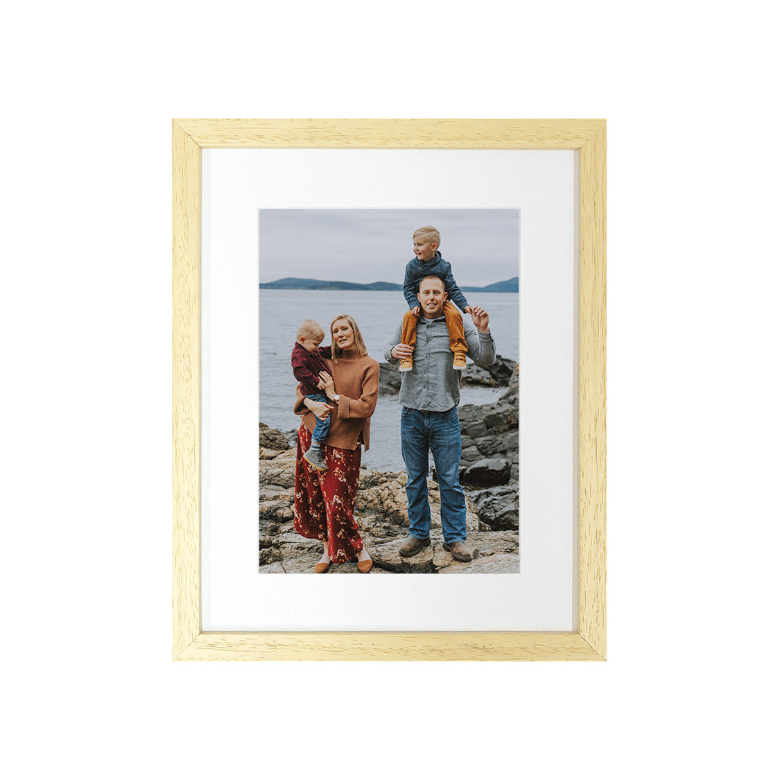 acadia frame - natural wood