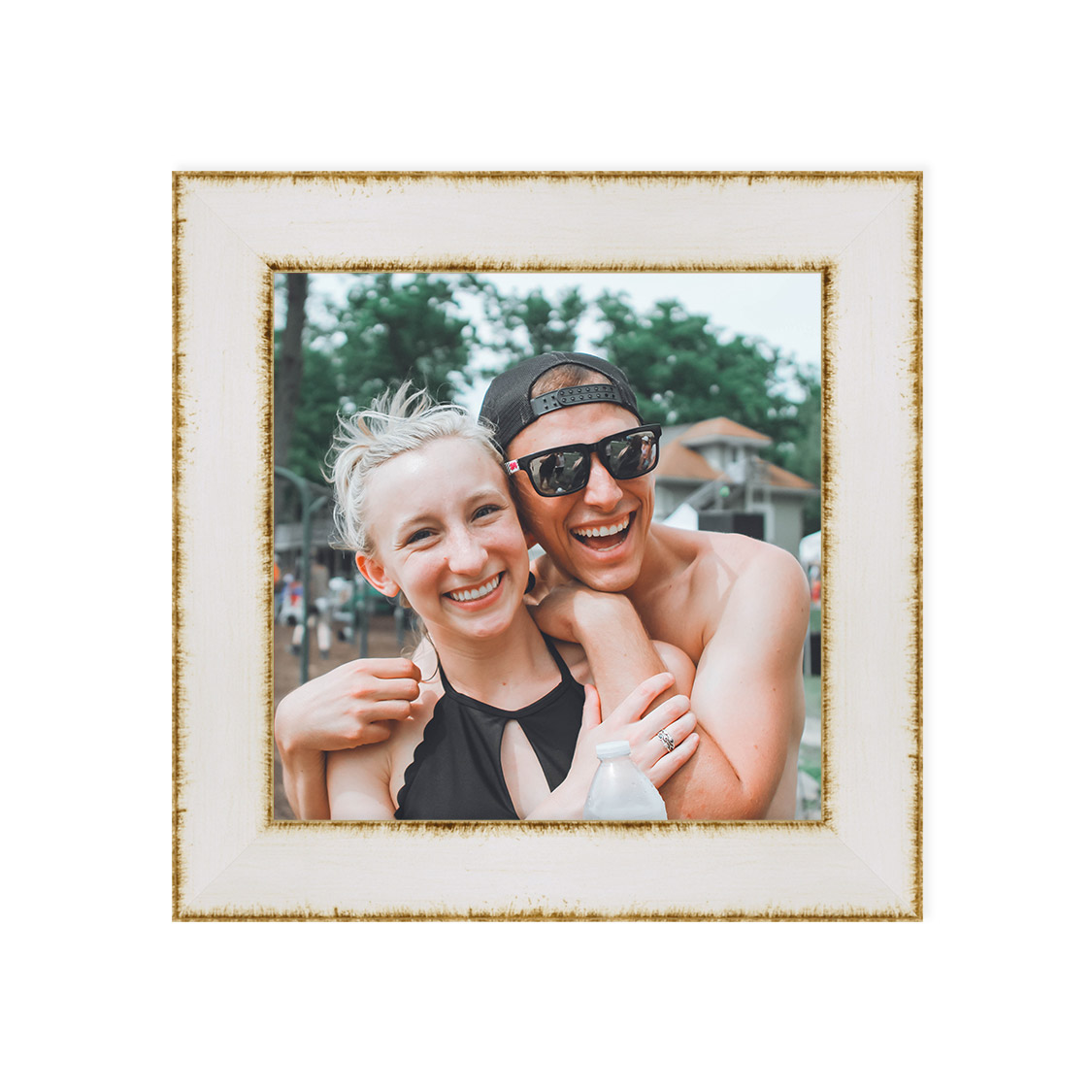 anchor frame - white