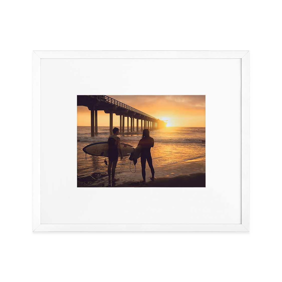 ballad frame - white