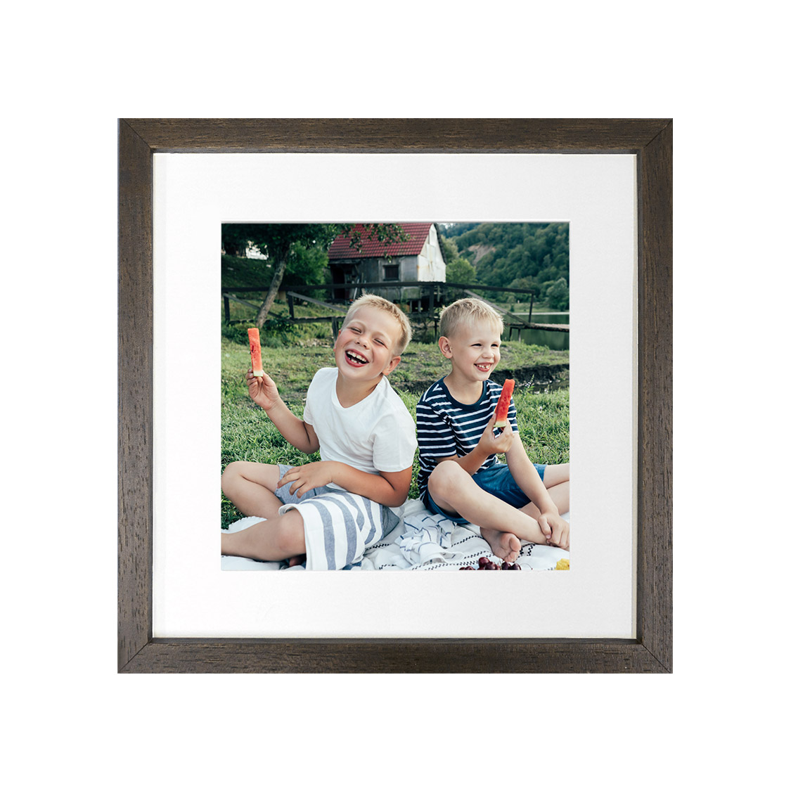 bryce frame - dark brown wood