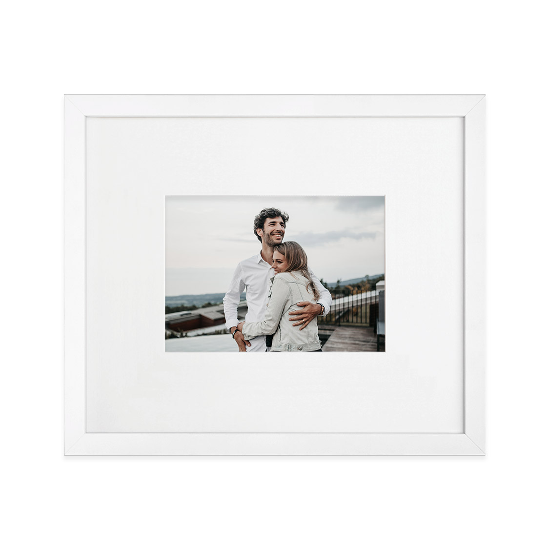 coupe frame - white