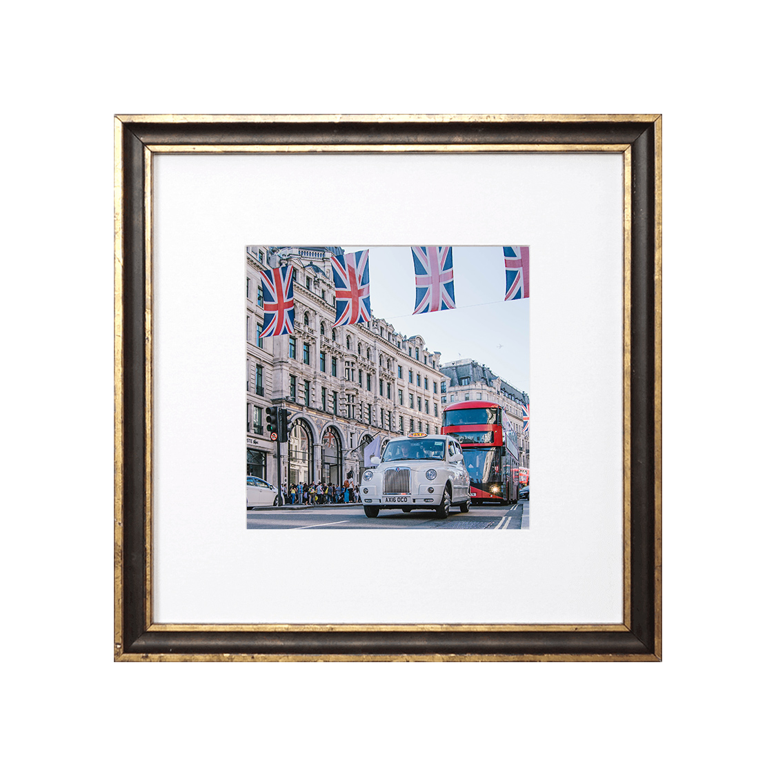 london frame - black and gold
