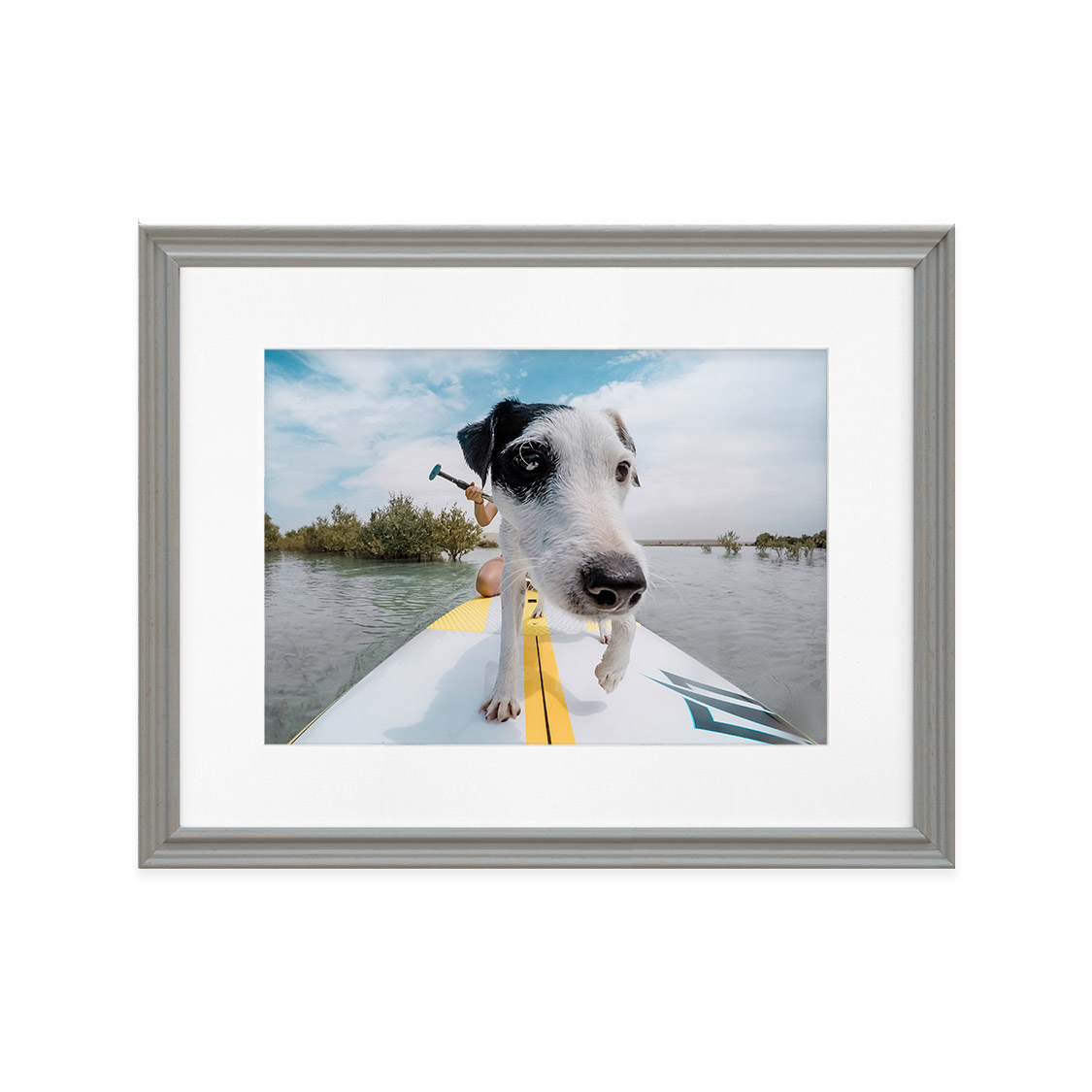 swan frame - gray