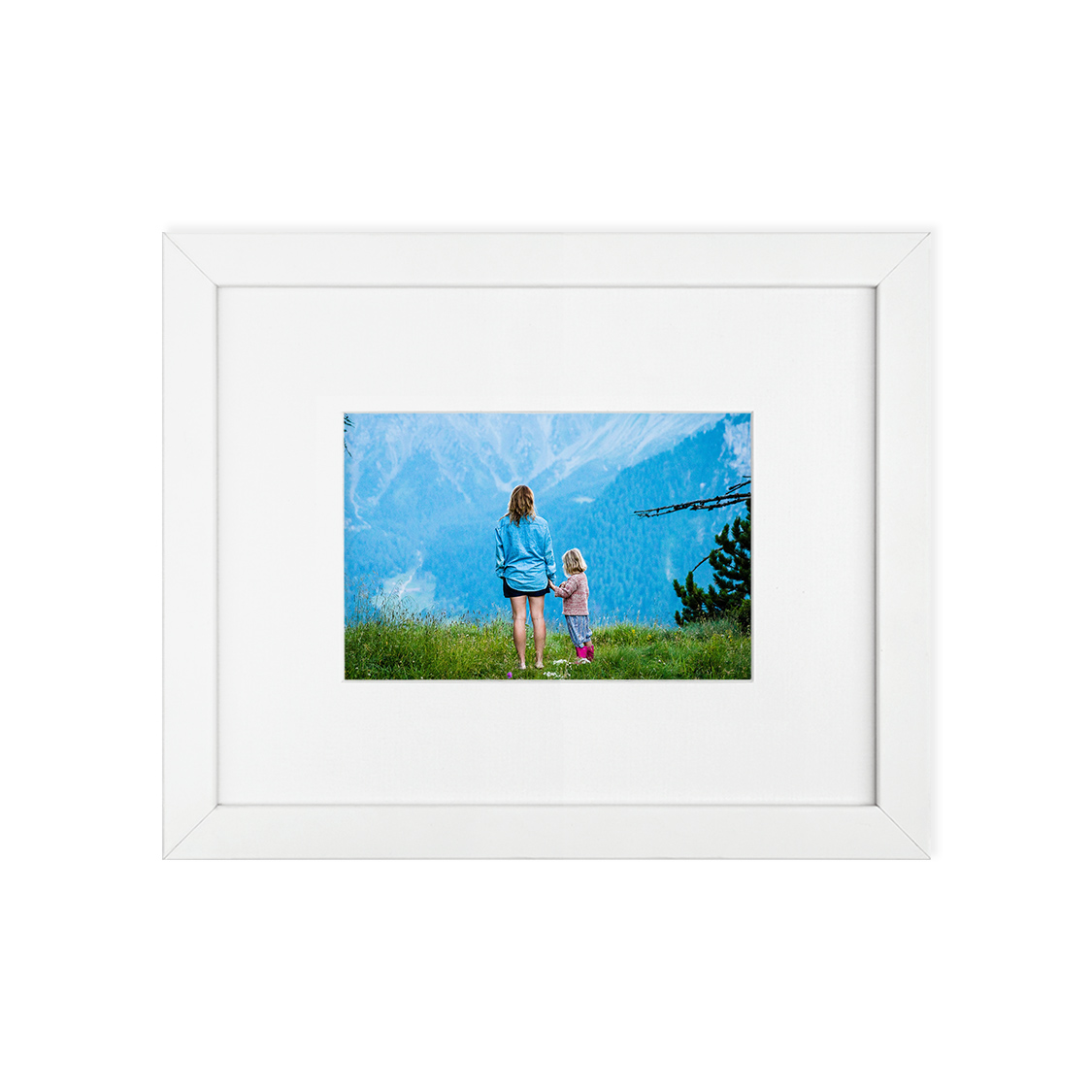 troubadour frame - white