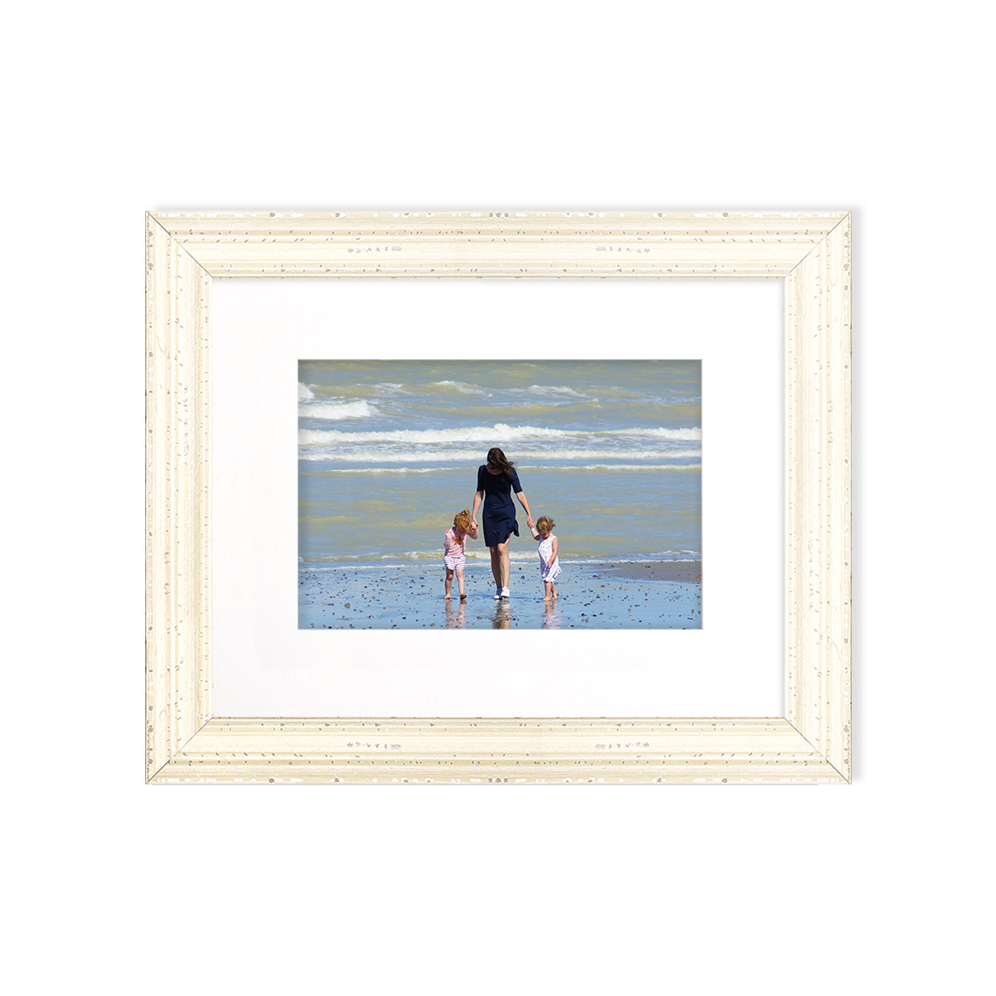 brisk frame - distressed white