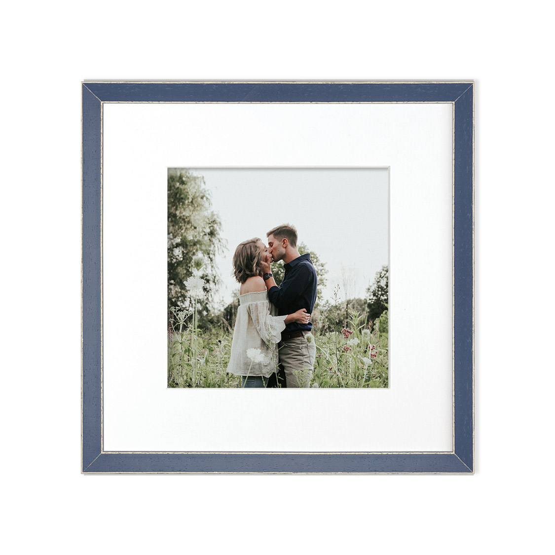 dove frame - blue