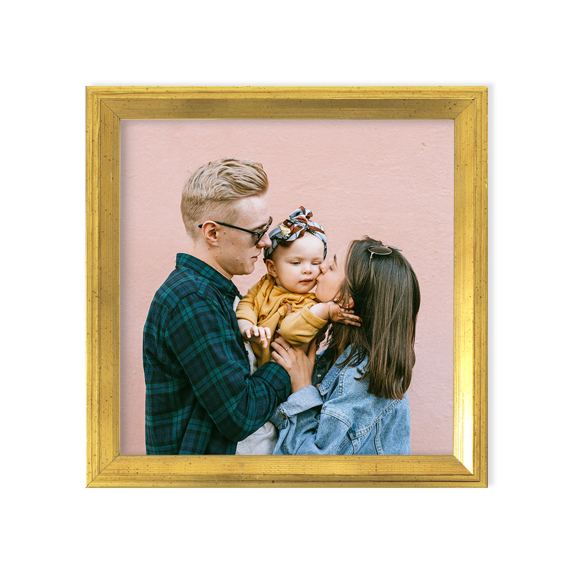 flourish frame - gold