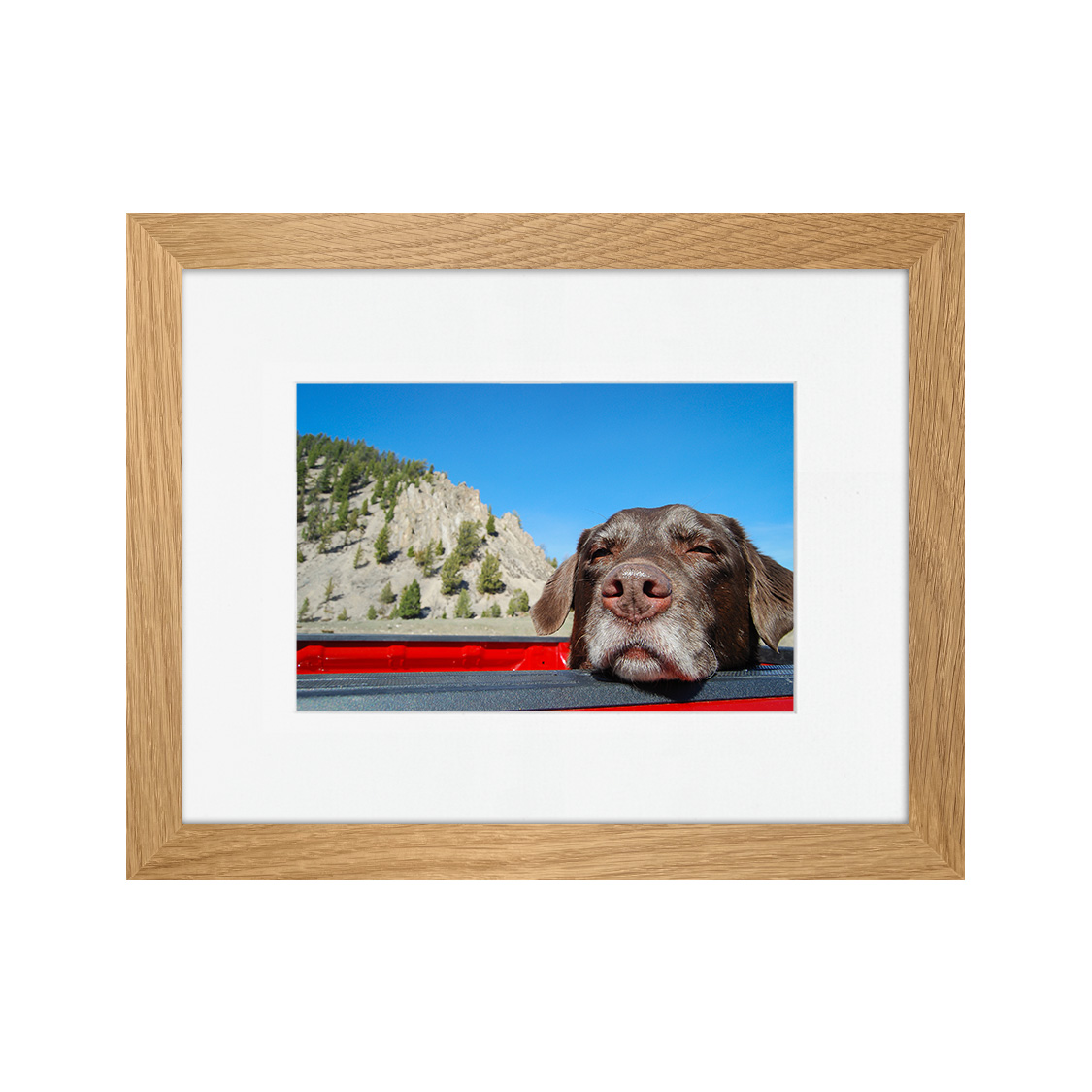 vail frame - oak hardwood